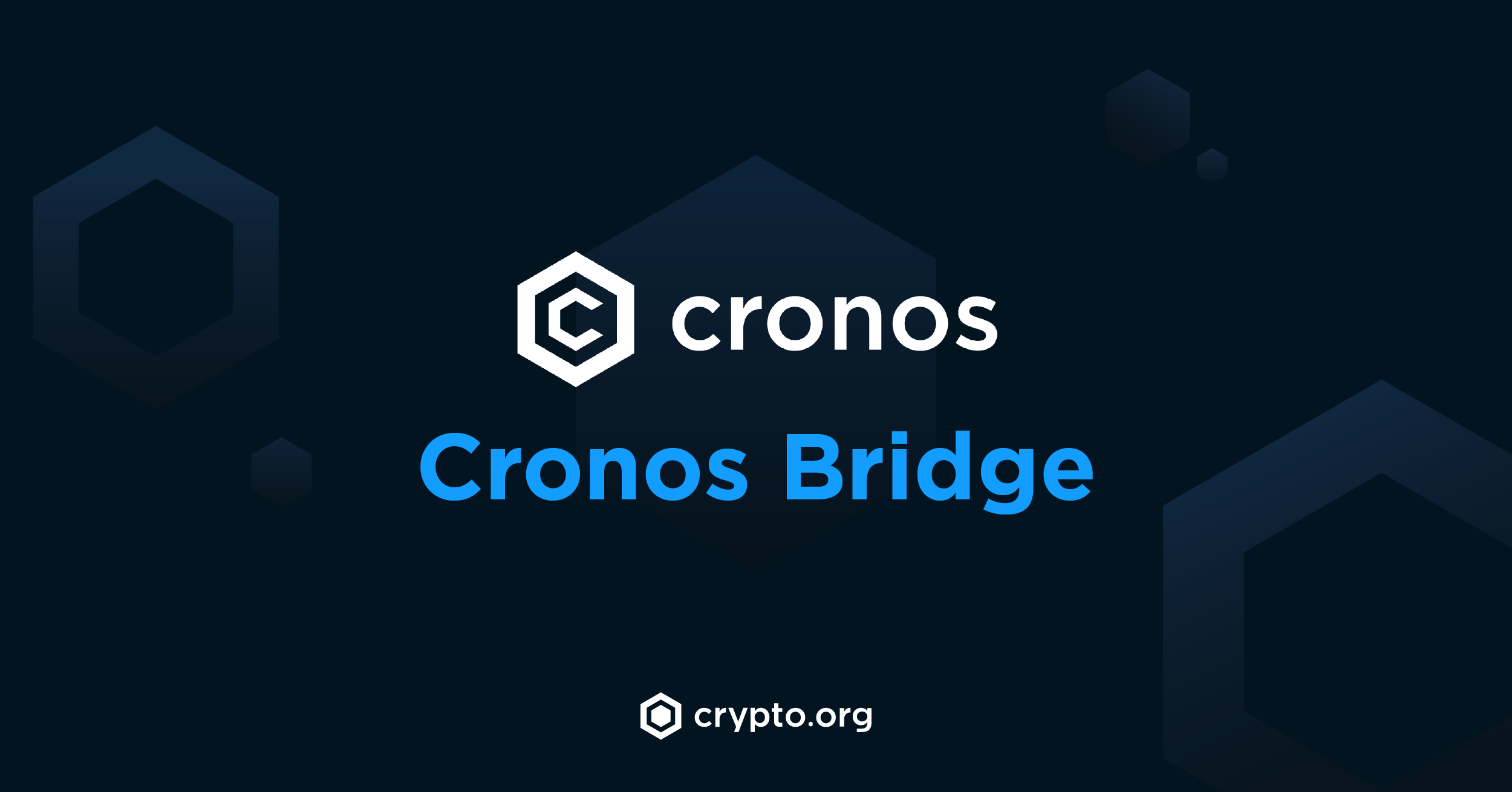 Cronos Bridge | A Gateway For Cross-chain Assets Transfer On Cronos
